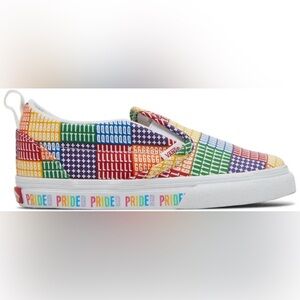 Vans Toddler LQBTQ+ Pride Rainbow Slip On Shoes 10C